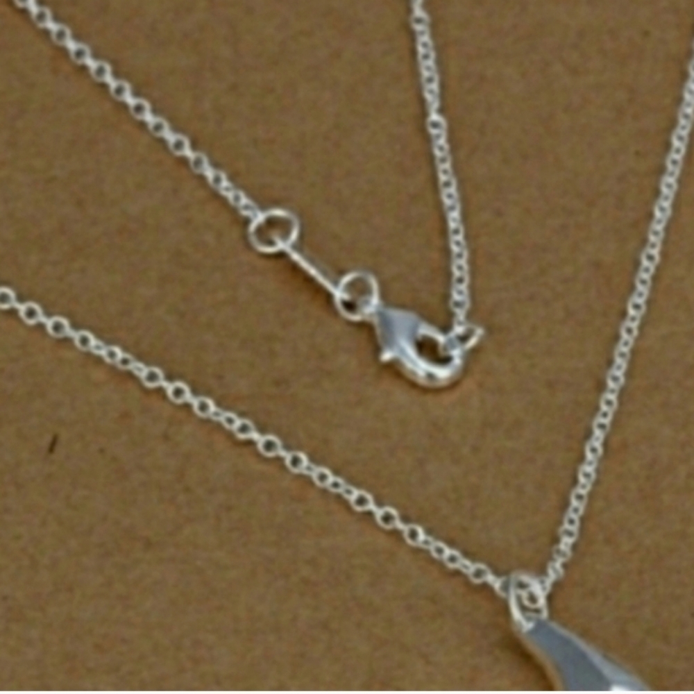 ❤️SALE 925 Sterling Silver Waterdrop Jewelry Set Bracelet Necklace Earrings Ring - Picture 5 of 7